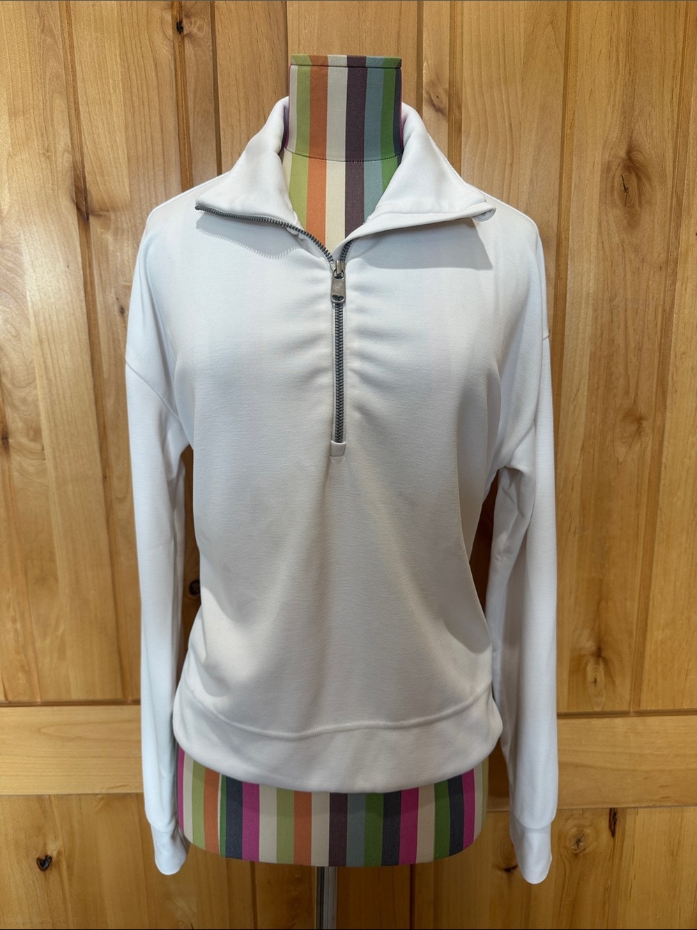 Athleta Seasoft 3/4 Zip Pullover Size Medium
